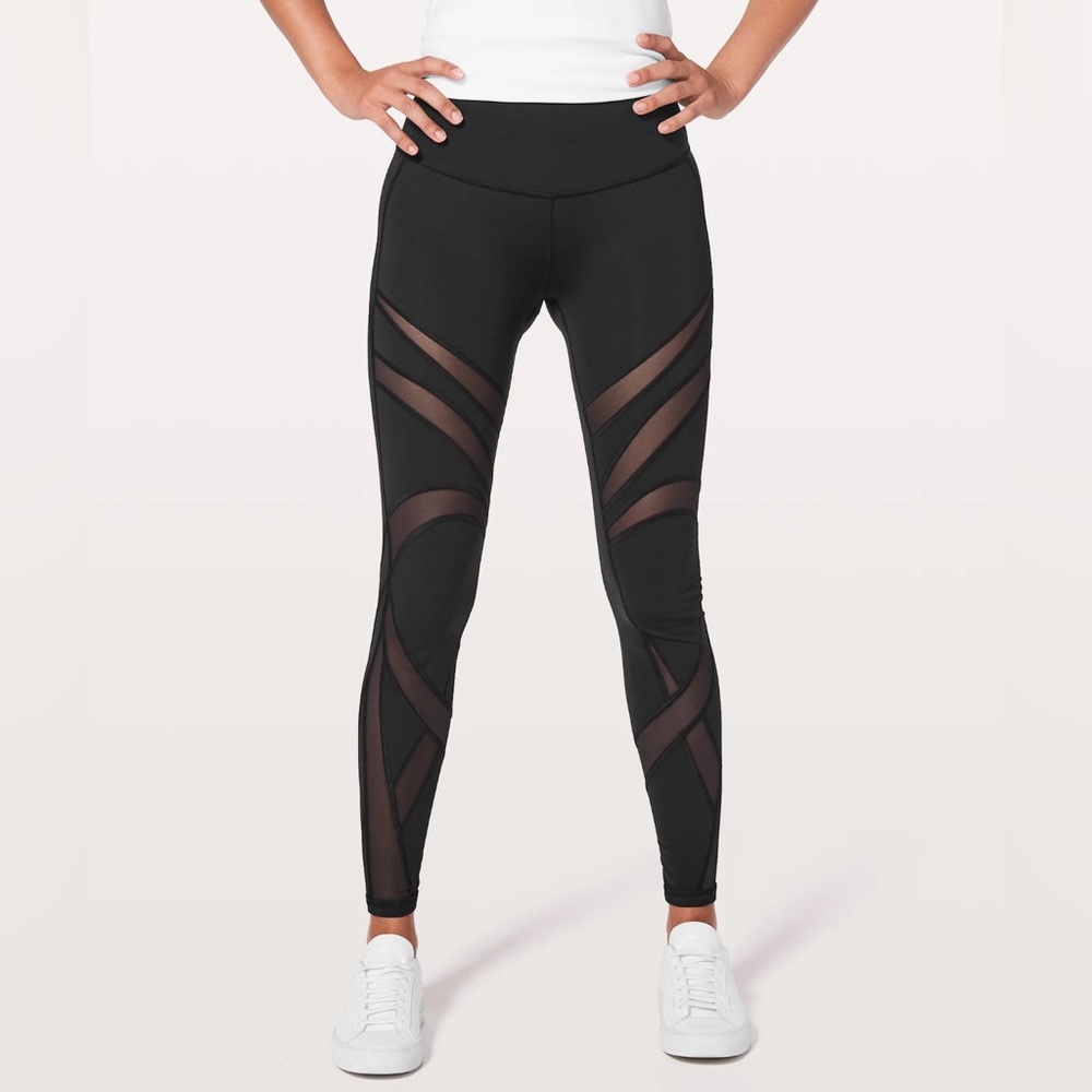 Lululemon Wunder Under High Rise 7/8 Mesh
